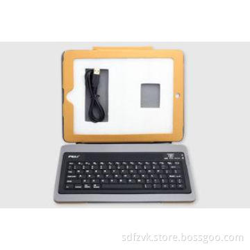 Dustproof Rotatable Leather Case Bluetooth Keyboard For iPa